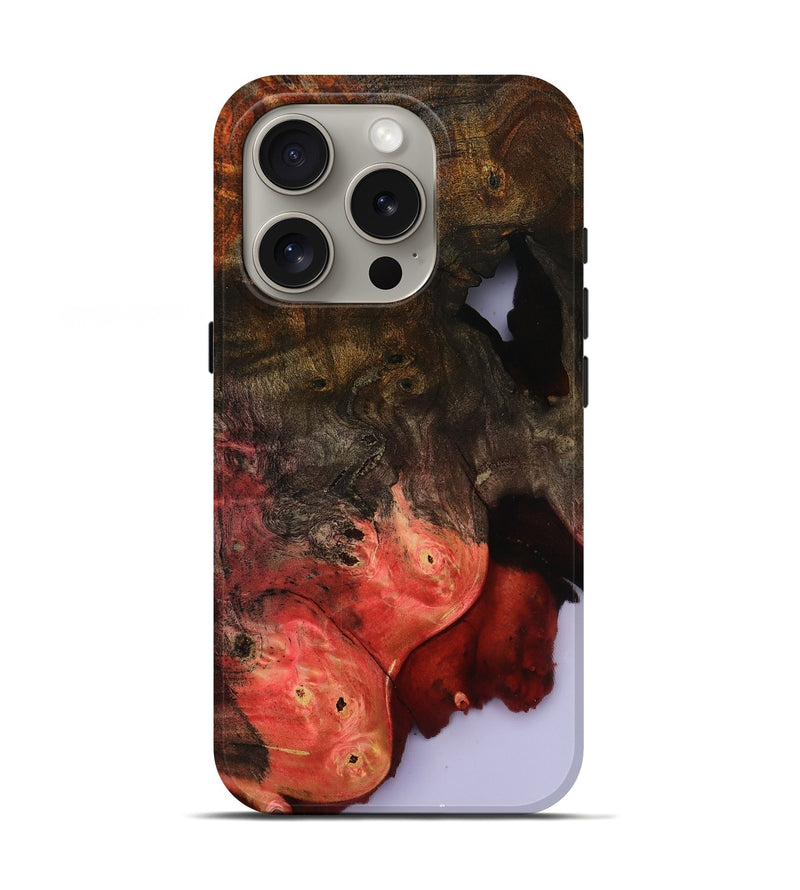 iPhone 16 Pro Wood Live Edge Phone Case - Helene (Clear, 801967)