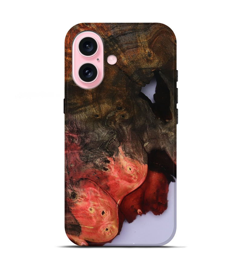 iPhone 17 Wood Live Edge Phone Case - Helene (Clear, 801967)