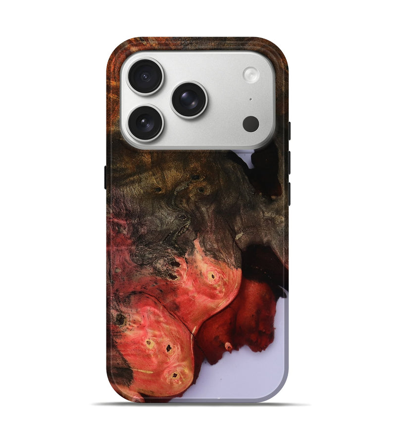 iPhone 17 Pro Wood Live Edge Phone Case - Helene (Clear, 801967)