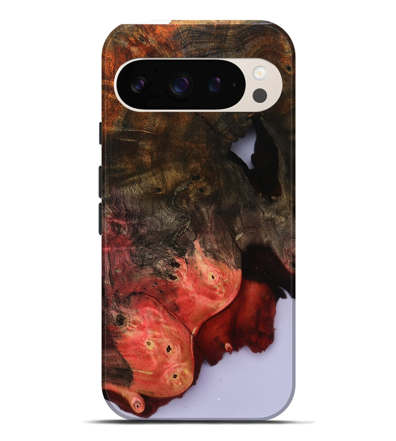 Pixel 10 Pro XL Wood Live Edge Phone Case - Helene (Clear, 801967)