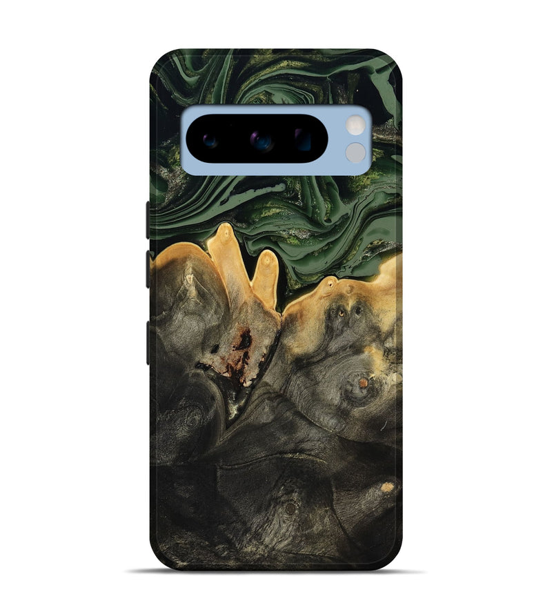Pixel 8 Pro Wood Live Edge Phone Case - Mabelle (Green, 801968)