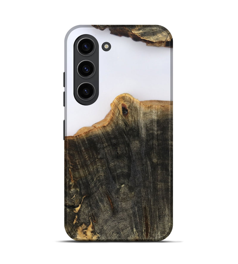 Galaxy S23 Wood Live Edge Phone Case - Sheena (Clear, 801969)