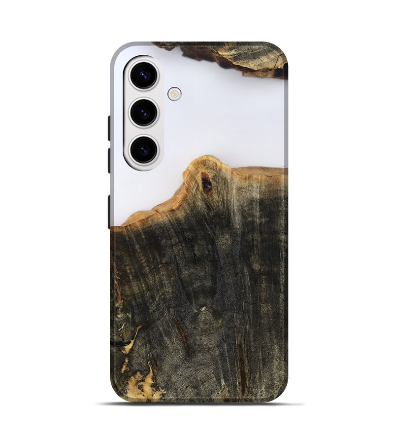 Galaxy S25 Wood Live Edge Phone Case - Sheena (Clear, 801969)