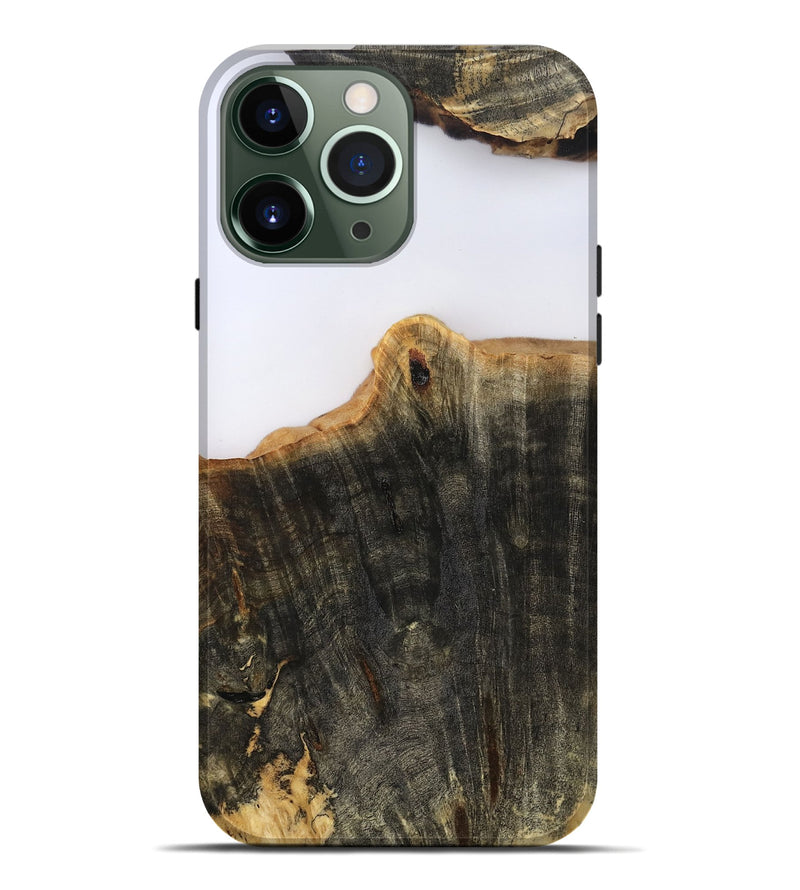iPhone 13 Pro Max Wood Live Edge Phone Case - Sheena (Clear, 801969)