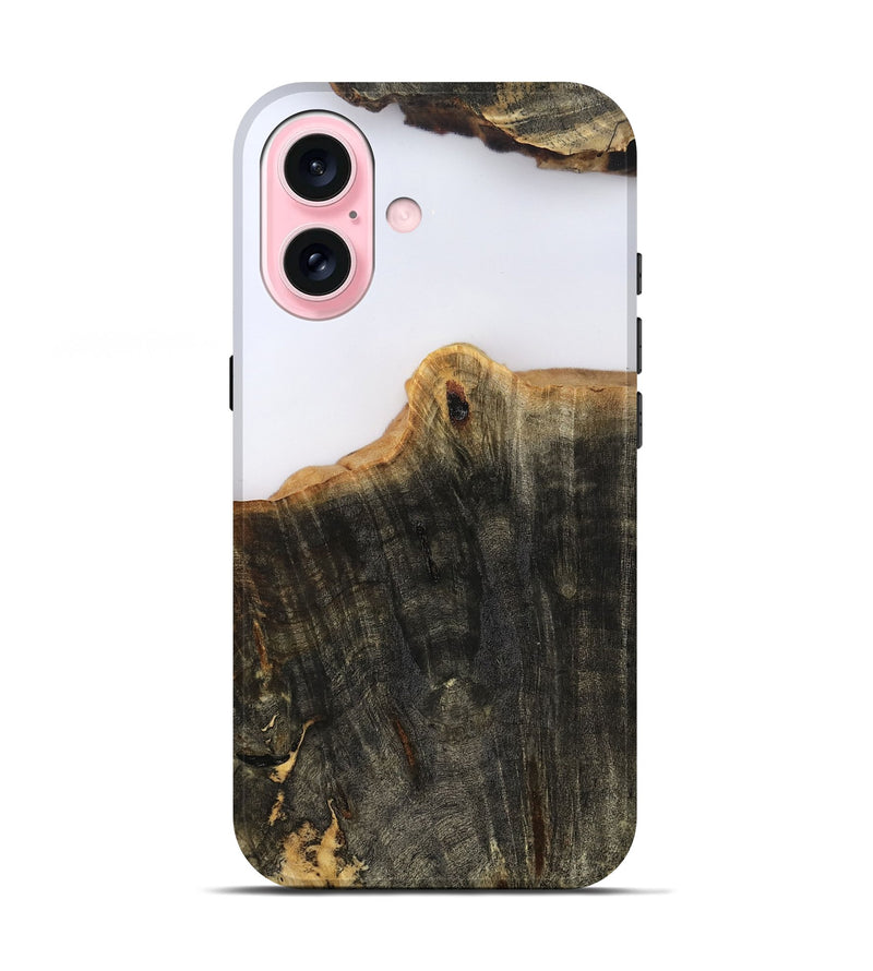 iPhone 17 Wood Live Edge Phone Case - Sheena (Clear, 801969)