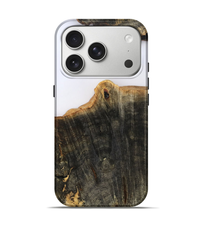 iPhone 17 Pro Wood Live Edge Phone Case - Sheena (Clear, 801969)