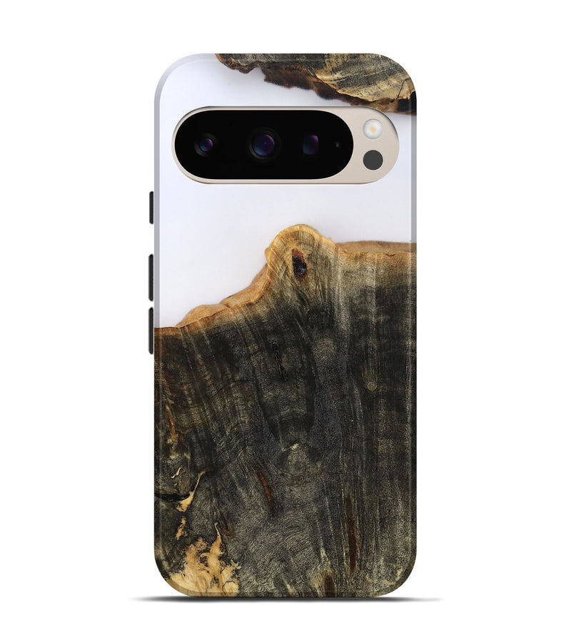 Pixel 9 Pro Wood Live Edge Phone Case - Sheena (Clear, 801969)