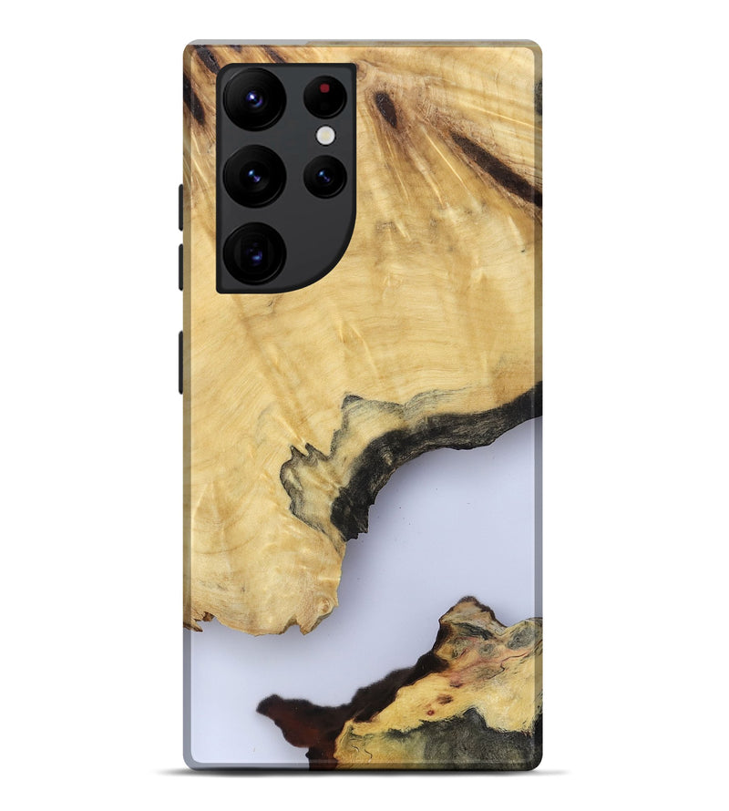 Galaxy S22 Ultra Wood Live Edge Phone Case - Kacey (Clear, 801970)