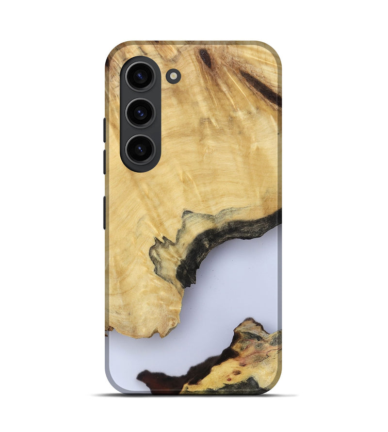 Galaxy S23 Wood Live Edge Phone Case - Kacey (Clear, 801970)