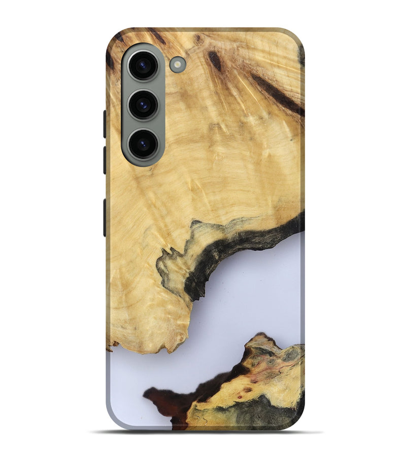 Galaxy S23 Plus Wood Live Edge Phone Case - Kacey (Clear, 801970)