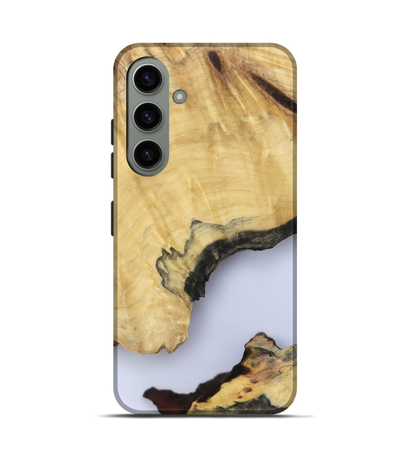 Galaxy S24 Wood Live Edge Phone Case - Kacey (Clear, 801970)