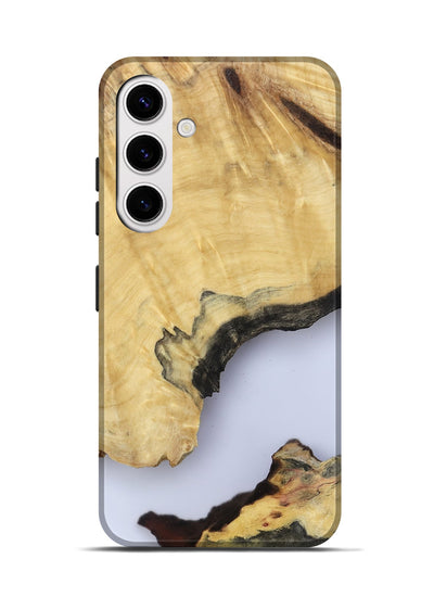 Galaxy S25 Wood Live Edge Phone Case - Kacey (Clear, 801970)