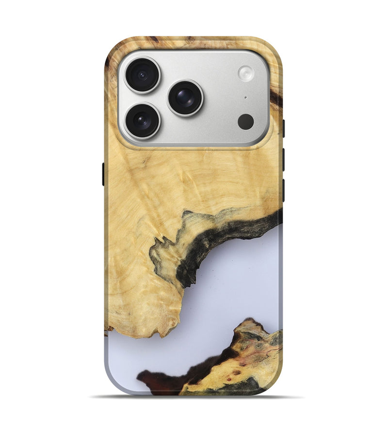 iPhone 17 Pro Wood Live Edge Phone Case - Kacey (Clear, 801970)
