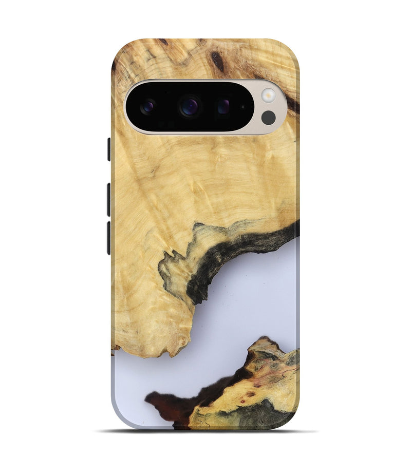 Pixel 10 Wood Live Edge Phone Case - Kacey (Clear, 801970)