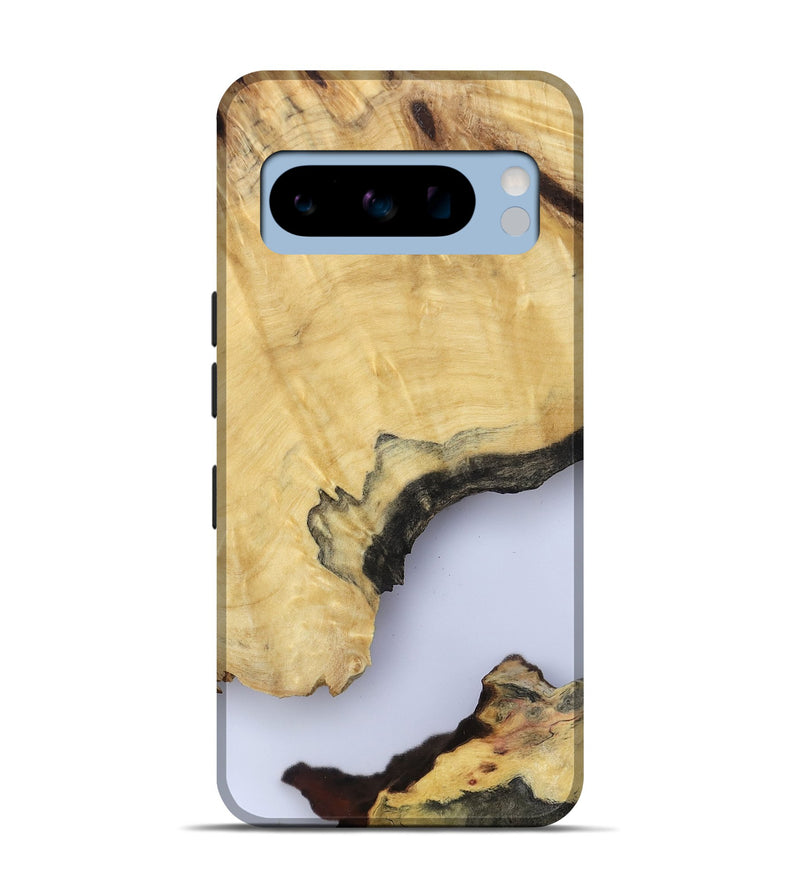 Pixel 8 Pro Wood Live Edge Phone Case - Kacey (Clear, 801970)