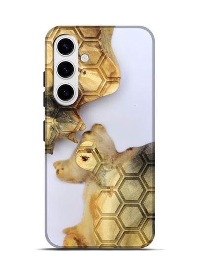 Galaxy S25 Wood Live Edge Phone Case - Elzie (Clear, 801971)