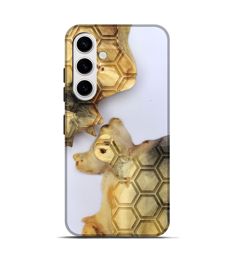 Galaxy S25 Wood Live Edge Phone Case - Elzie (Clear, 801971)