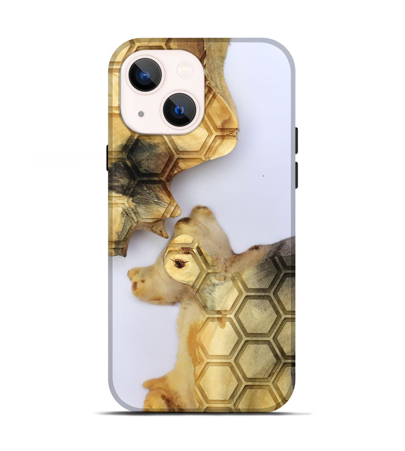 iPhone 13 Wood Live Edge Phone Case - Elzie (Clear, 801971)