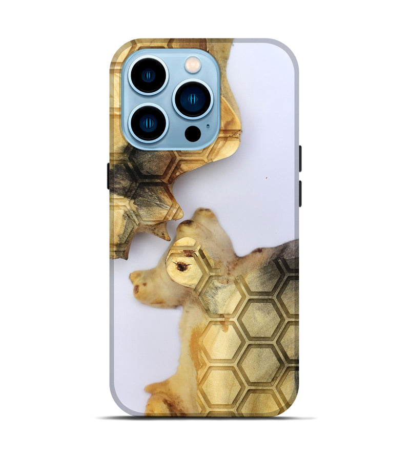 iPhone 14 Pro Wood Live Edge Phone Case - Elzie (Clear, 801971)