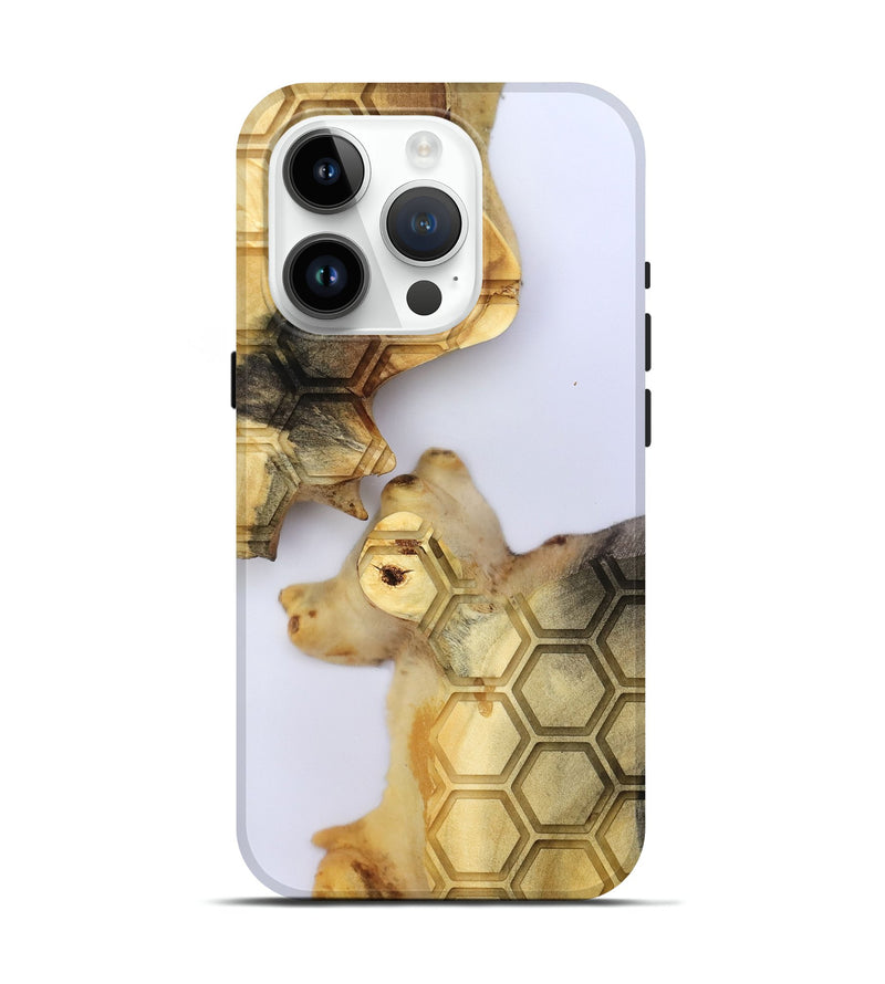 iPhone 15 Pro Wood Live Edge Phone Case - Elzie (Clear, 801971)