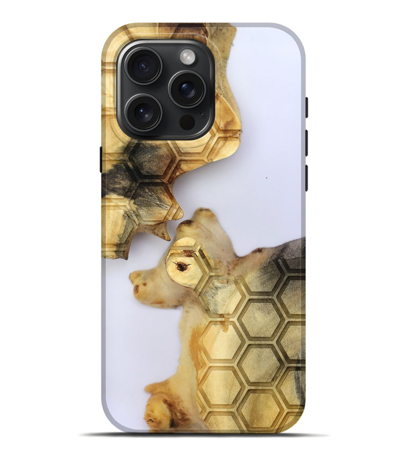 iPhone 16 Pro Max Wood Live Edge Phone Case - Elzie (Clear, 801971)
