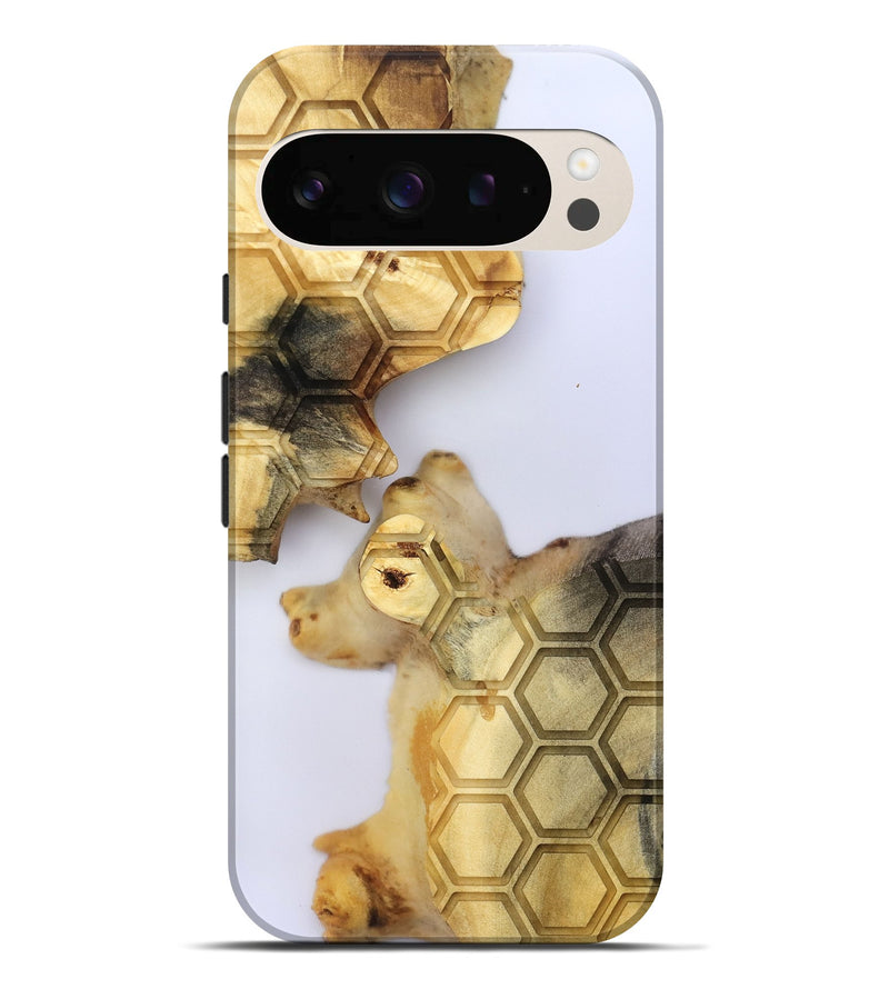 Pixel 10 Pro XL Wood Live Edge Phone Case - Elzie (Clear, 801971)