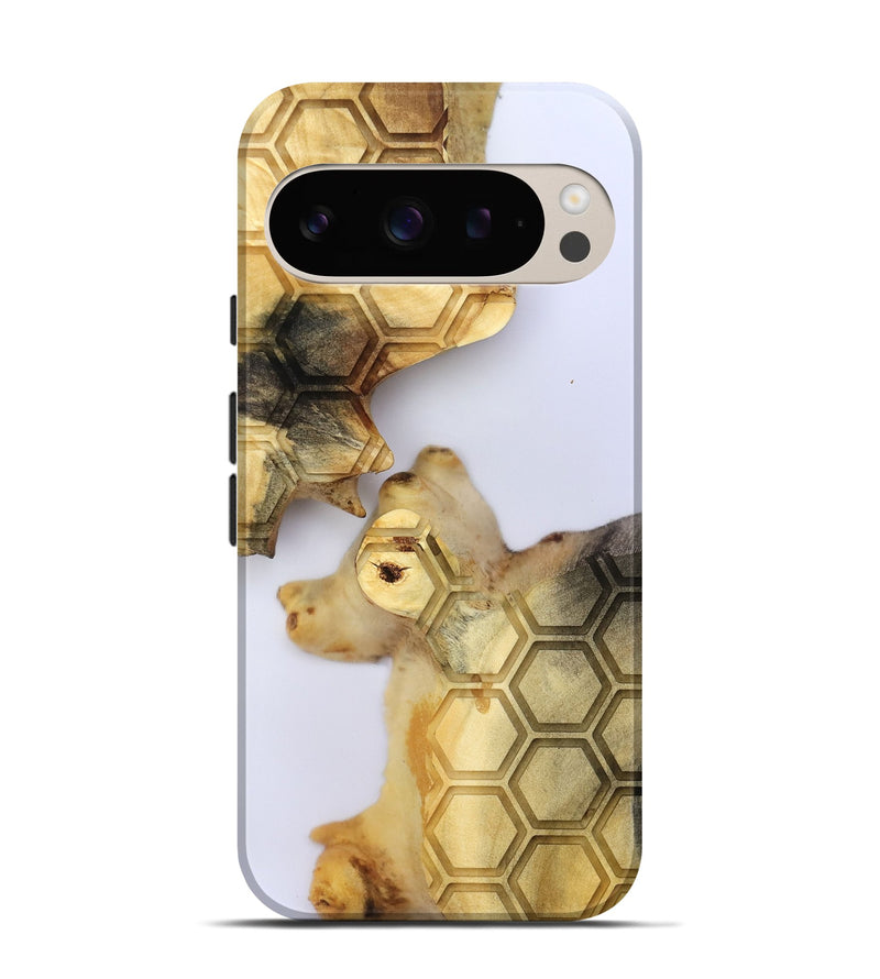 Pixel 9 Wood Live Edge Phone Case - Elzie (Clear, 801971)