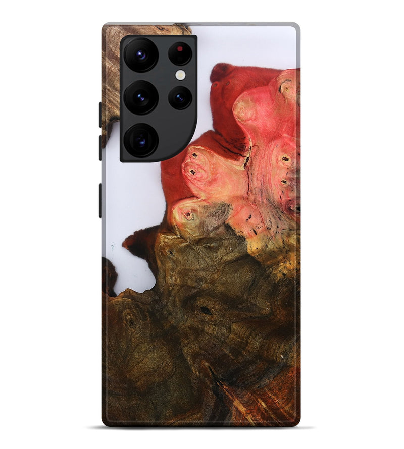 Galaxy S22 Ultra Wood Live Edge Phone Case - Annabel (Clear, 801972)