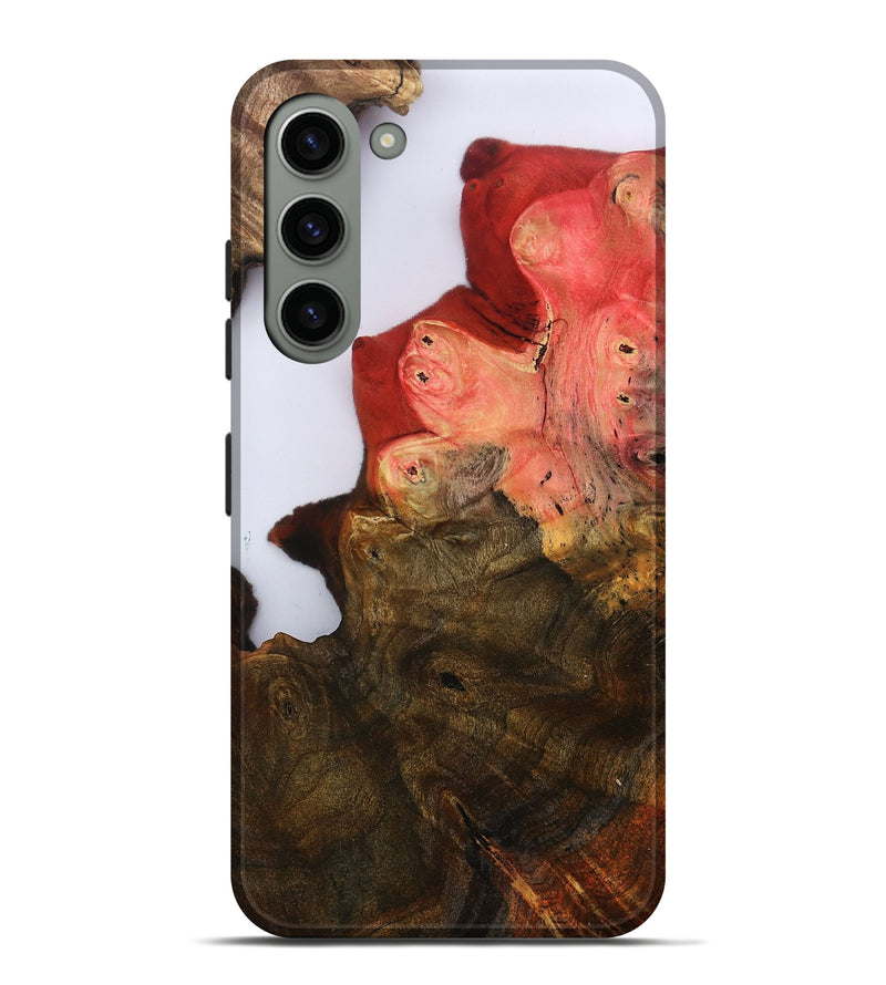 Galaxy S23 Plus Wood Live Edge Phone Case - Annabel (Clear, 801972)