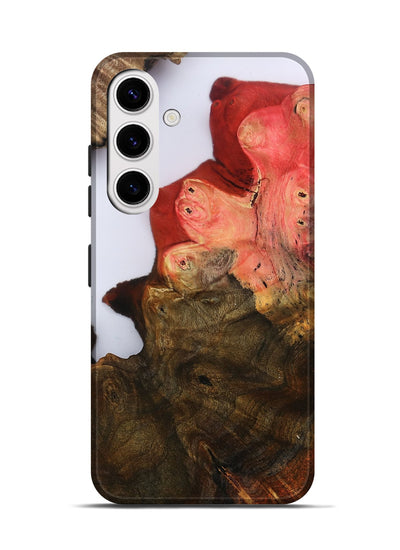 Galaxy S25 Wood Live Edge Phone Case - Annabel (Clear, 801972)