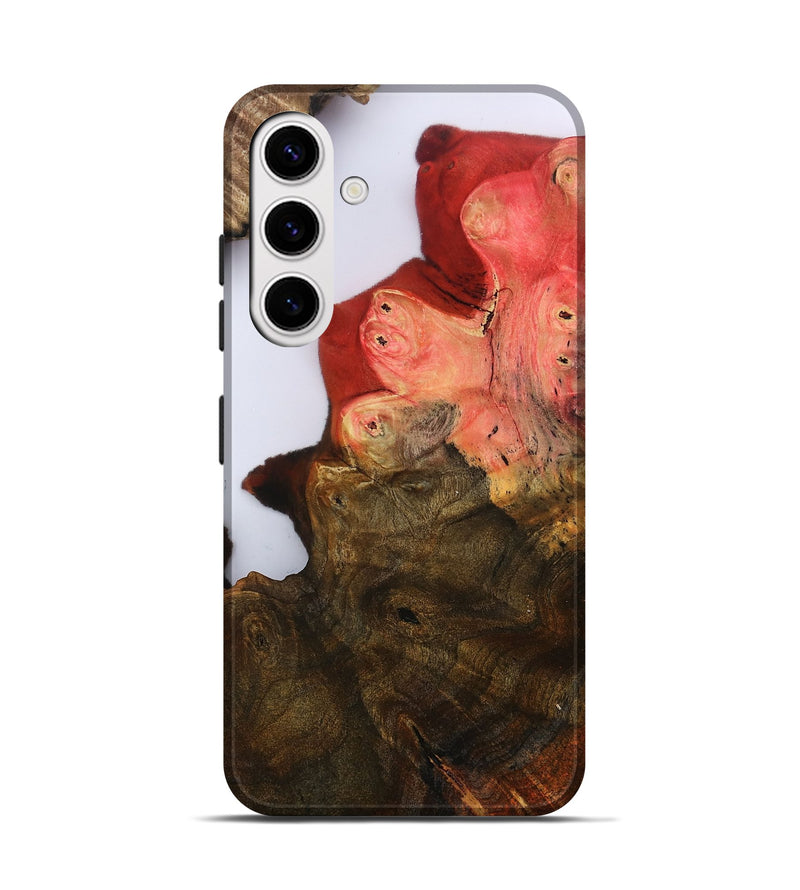 Galaxy S25 Wood Live Edge Phone Case - Annabel (Clear, 801972)