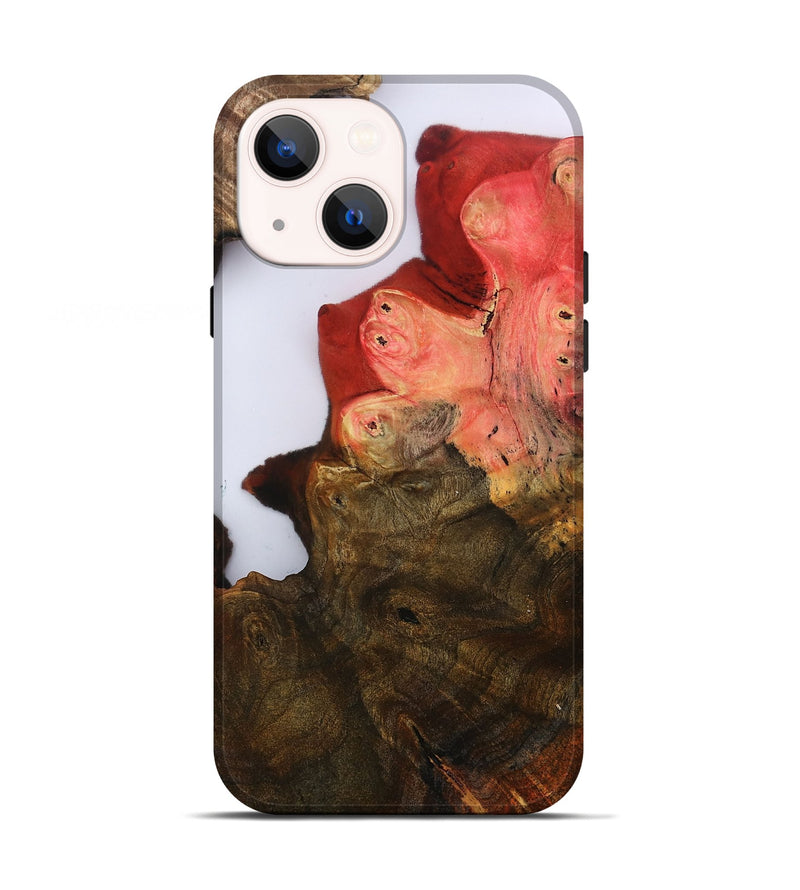 iPhone 13 Wood Live Edge Phone Case - Annabel (Clear, 801972)