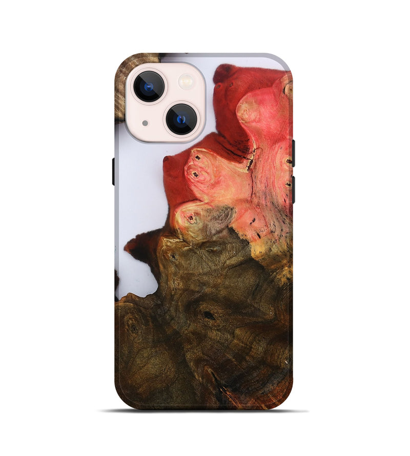 iPhone 13 mini Wood Live Edge Phone Case - Annabel (Clear, 801972)