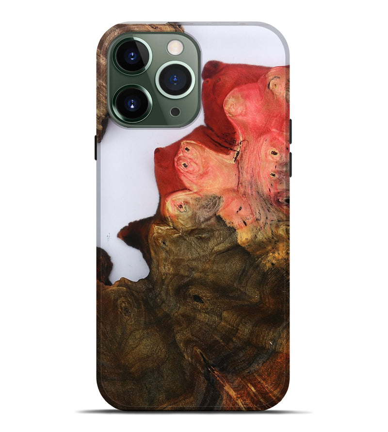 iPhone 13 Pro Max Wood Live Edge Phone Case - Annabel (Clear, 801972)