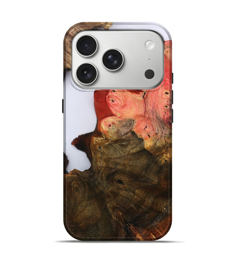 iPhone 17 Pro Wood Live Edge Phone Case - Annabel (Clear, 801972)