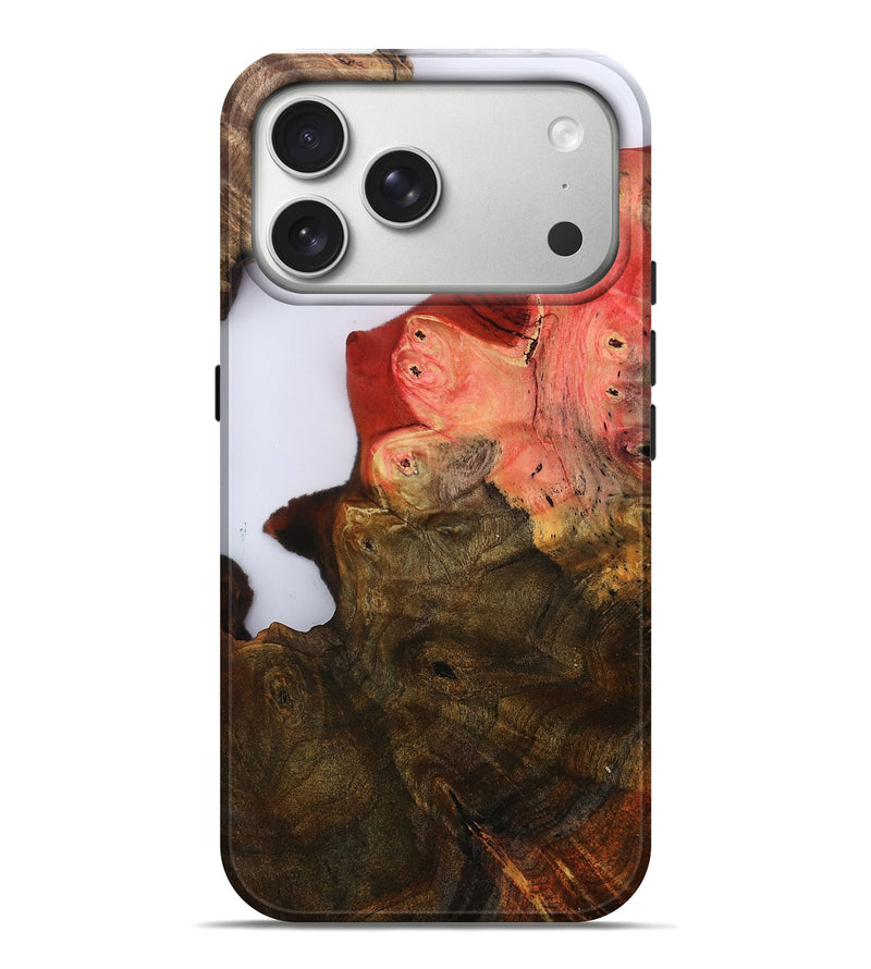 iPhone 17 Pro Max Wood Live Edge Phone Case - Annabel (Clear, 801972)