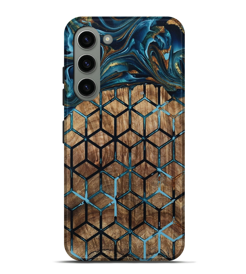 Galaxy S23 Plus Wood Live Edge Phone Case - Vickey (Pattern, 801974)