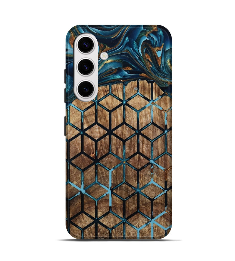Galaxy S25 Wood Live Edge Phone Case - Vickey (Pattern, 801974)