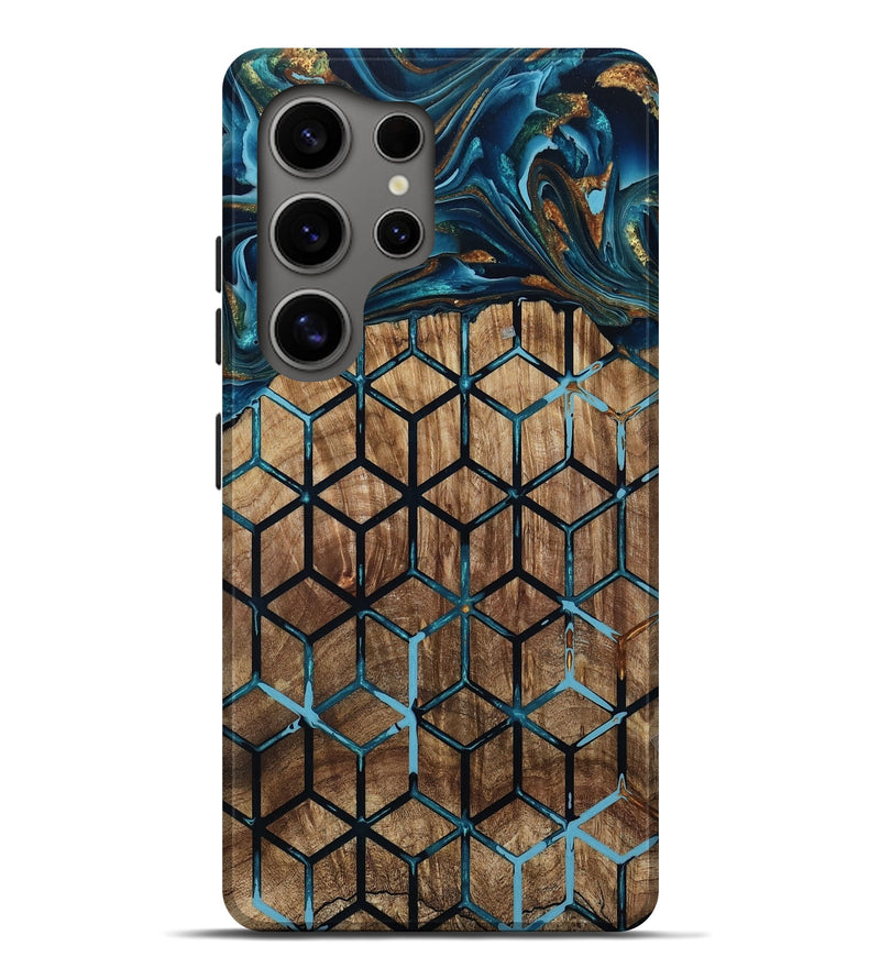 Galaxy S25 Ultra Wood Live Edge Phone Case - Vickey (Pattern, 801974)