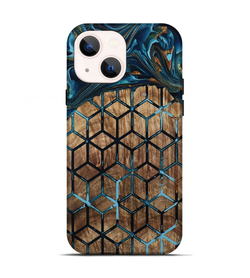 iPhone 13 Wood Live Edge Phone Case - Vickey (Pattern, 801974)