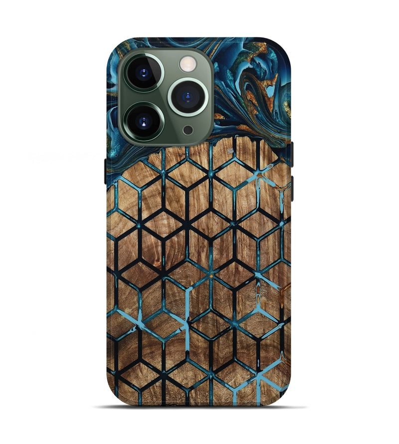 iPhone 13 Pro Wood Live Edge Phone Case - Vickey (Pattern, 801974)