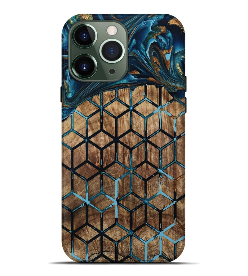 iPhone 13 Pro Max Wood Live Edge Phone Case - Vickey (Pattern, 801974)