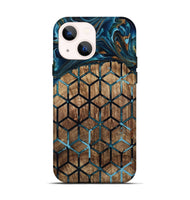 iPhone 14 Wood Live Edge Phone Case - Vickey (Pattern, 801974)