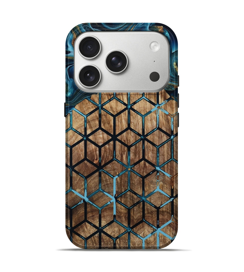 iPhone 17 Pro Wood Live Edge Phone Case - Vickey (Pattern, 801974)