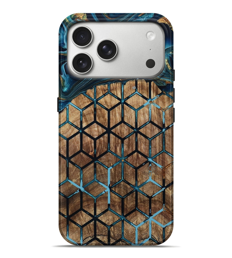 iPhone 17 Pro Max Wood Live Edge Phone Case - Vickey (Pattern, 801974)