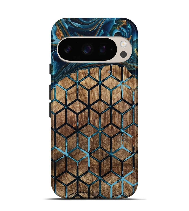 Pixel 10 Pro Wood Live Edge Phone Case - Vickey (Pattern, 801974)