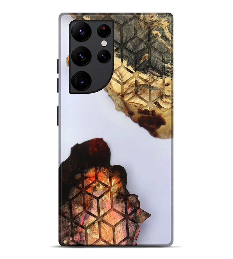 Galaxy S22 Ultra Wood Live Edge Phone Case - Dolly (Clear, 801975)