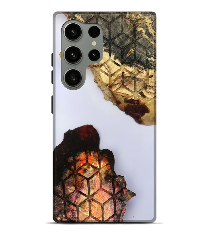 Galaxy S24 Ultra Wood Live Edge Phone Case - Dolly (Clear, 801975)