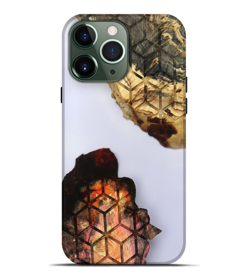 iPhone 13 Pro Max Wood Live Edge Phone Case - Dolly (Clear, 801975)