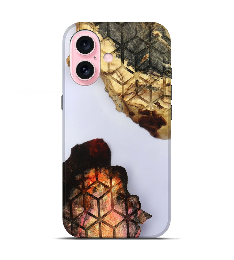 iPhone 17 Wood Live Edge Phone Case - Dolly (Clear, 801975)